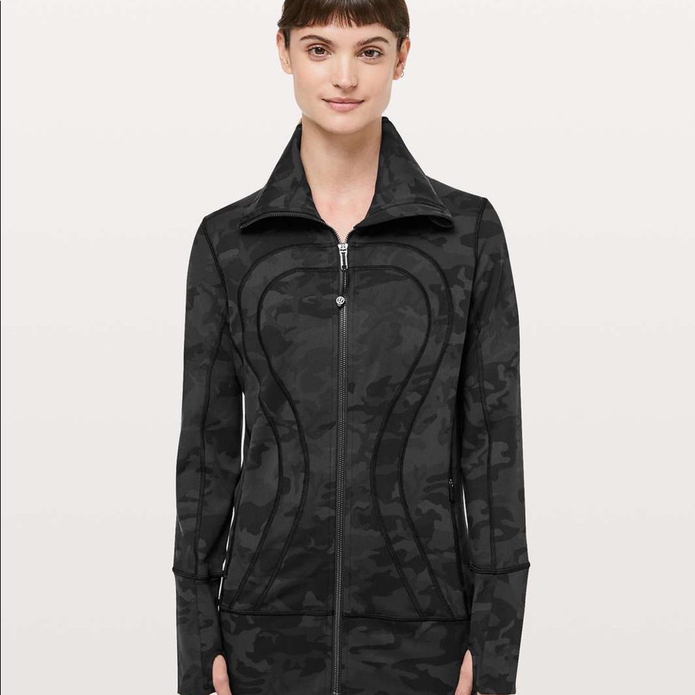 Lululemon In Stride Jacket Black Camo